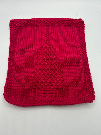 Christmas Tree - Dishcloth