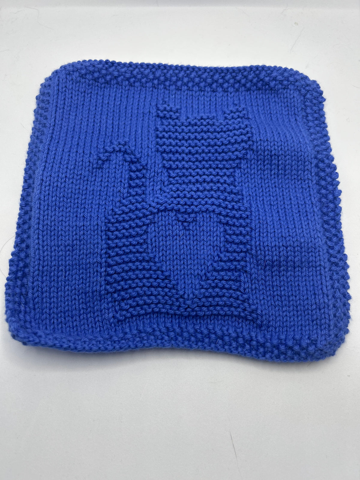 Heart Cat - Dishcloth