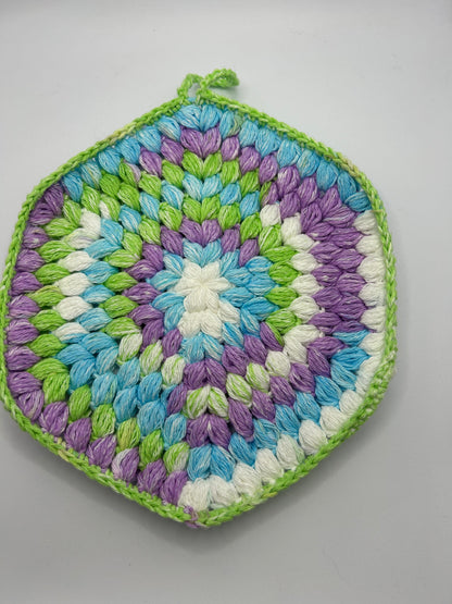 Puff Stitch Potholder