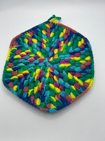 Puff Stitch Potholder