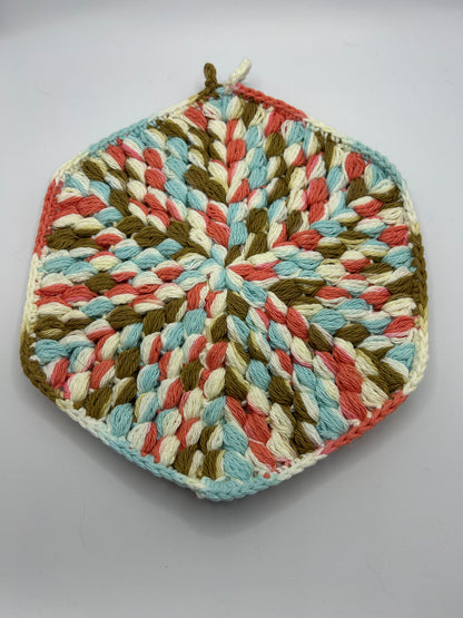 Puff Stitch Potholder