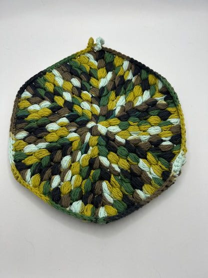 Puff Stitch Potholder
