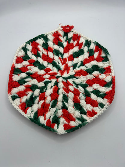 Puff Stitch Potholder