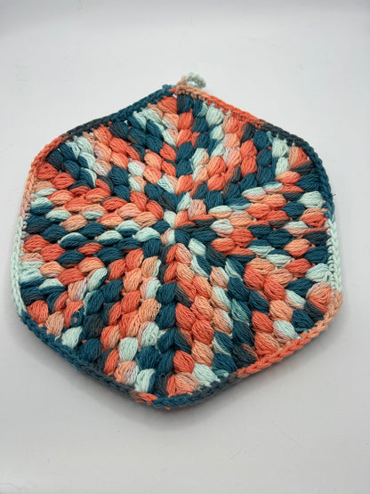 Puff Stitch Potholder