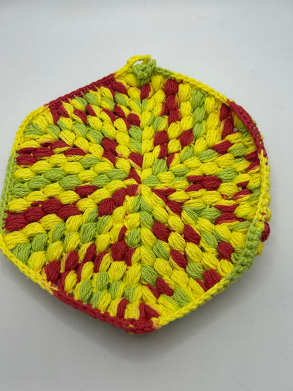 Puff Stitch Potholder