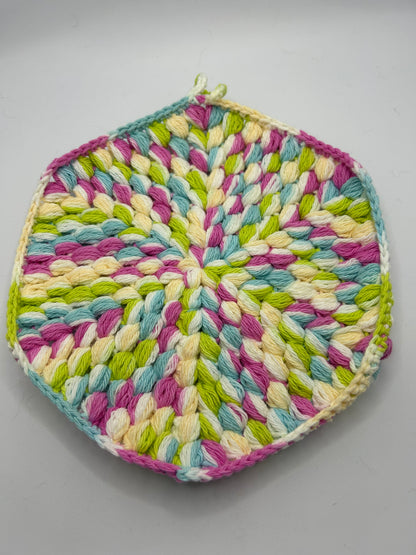 Puff Stitch Potholder