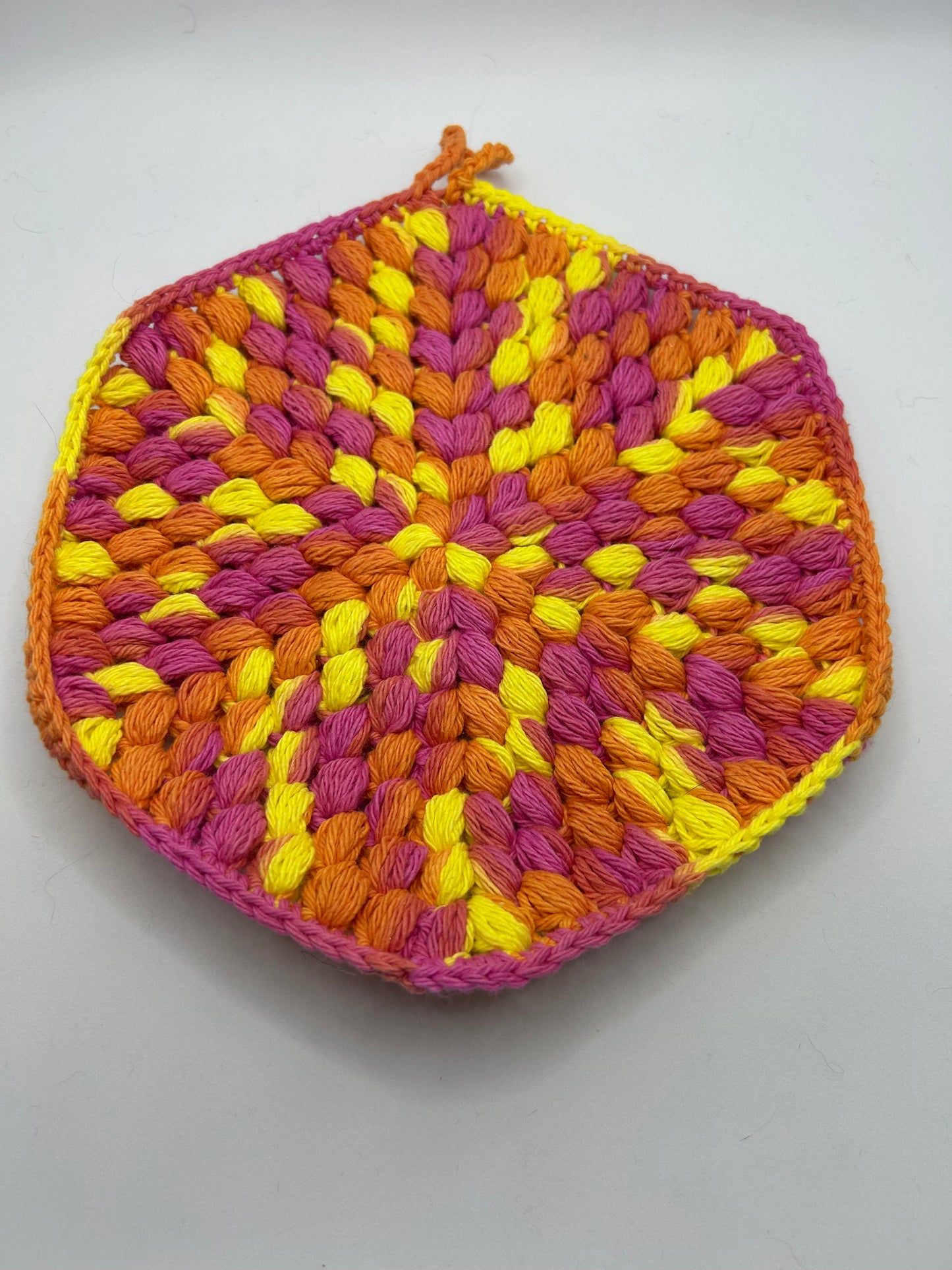 Puff Stitch Potholder