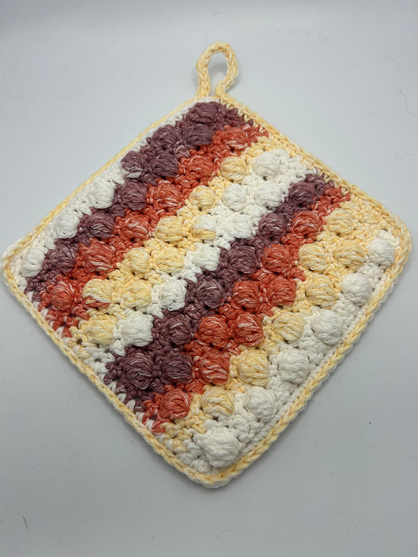 Bobble Stitch Potholder