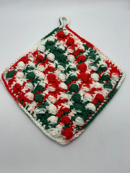 Bobble Stitch Potholder