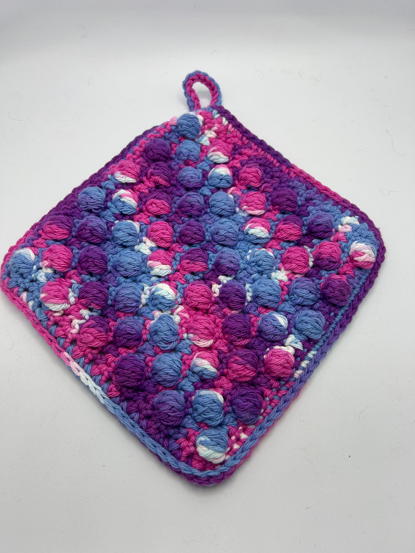 Bobble Stitch Potholder