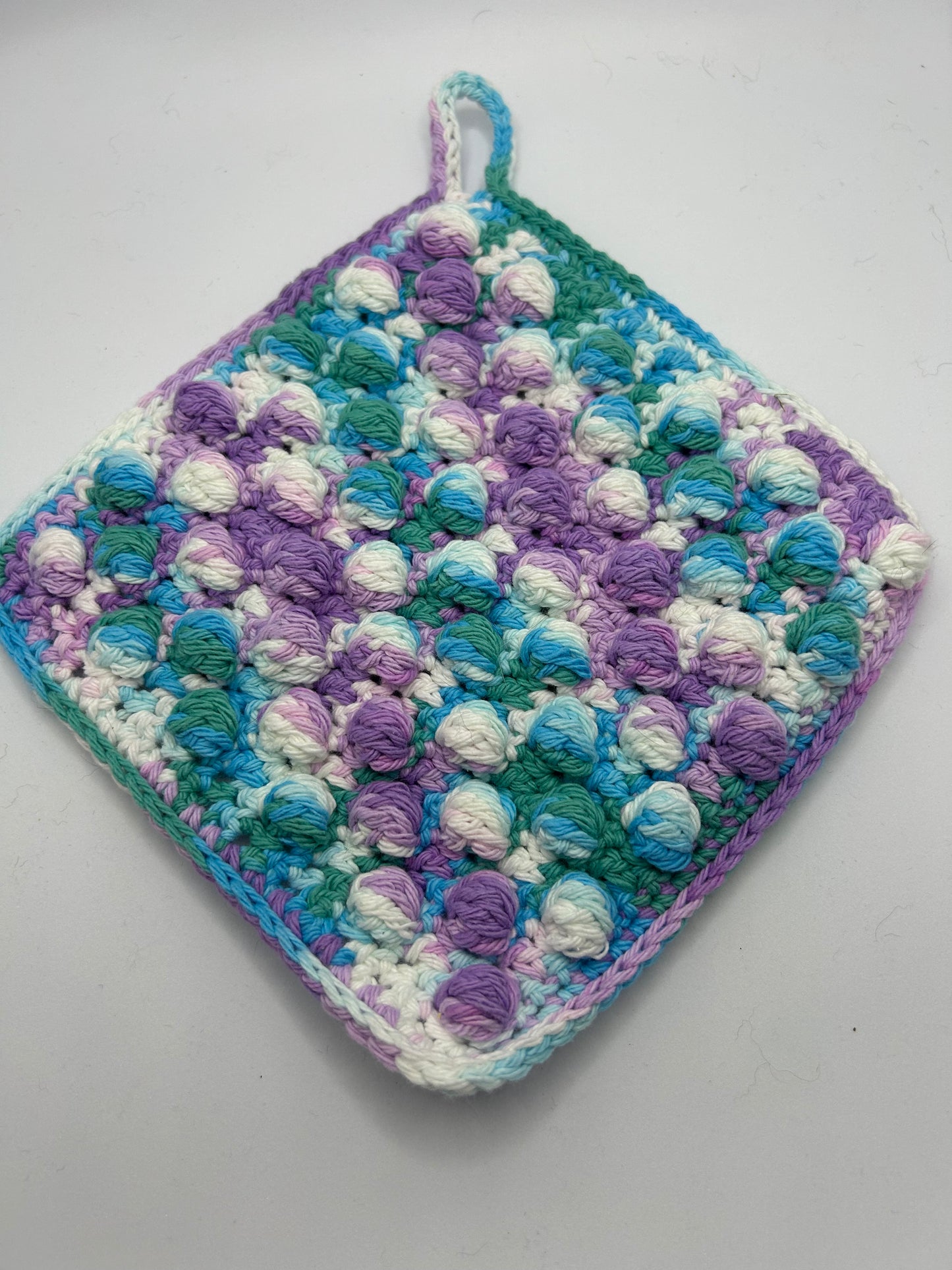 Bobble Stitch Potholder