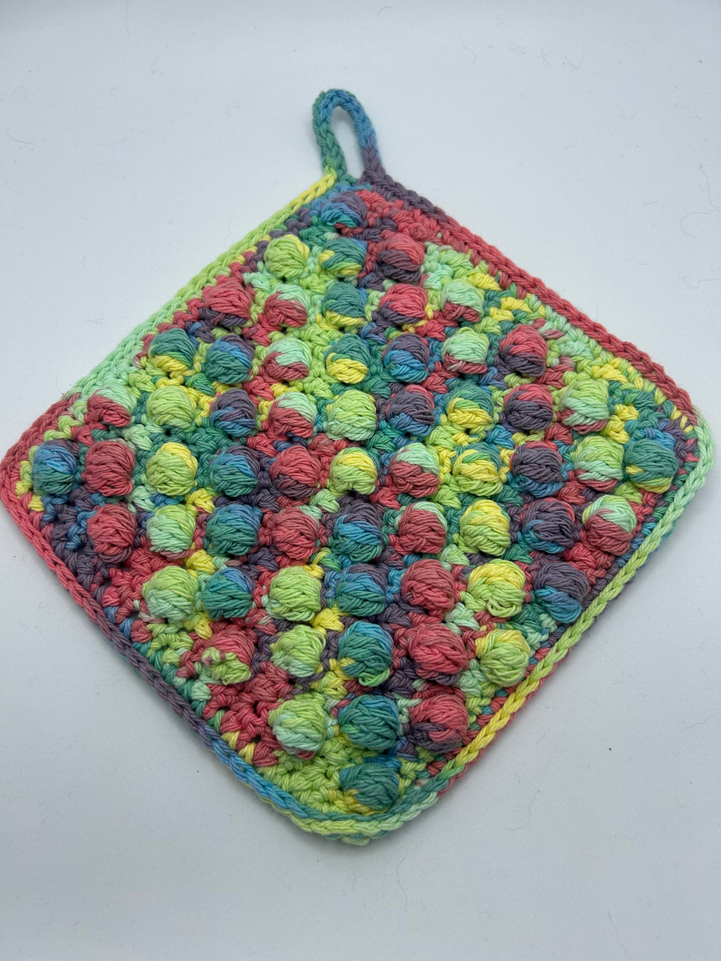 Bobble Stitch Potholder