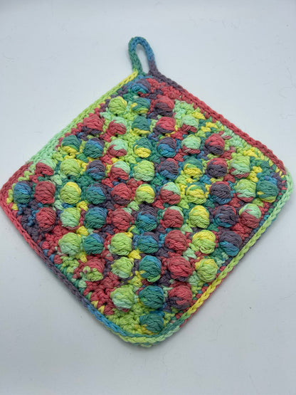 Bobble Stitch Potholder