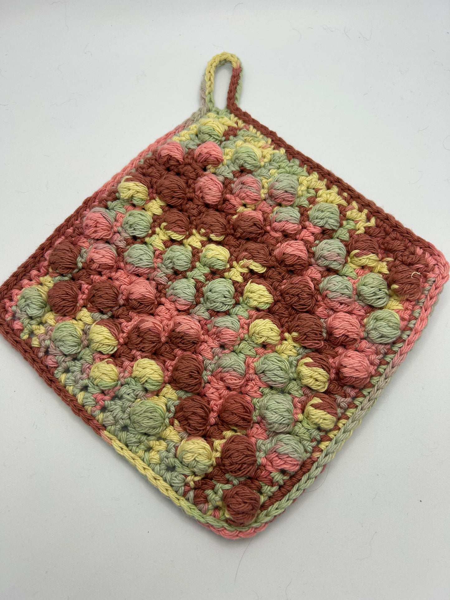 Bobble Stitch Potholder