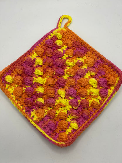 Bobble Stitch Potholder