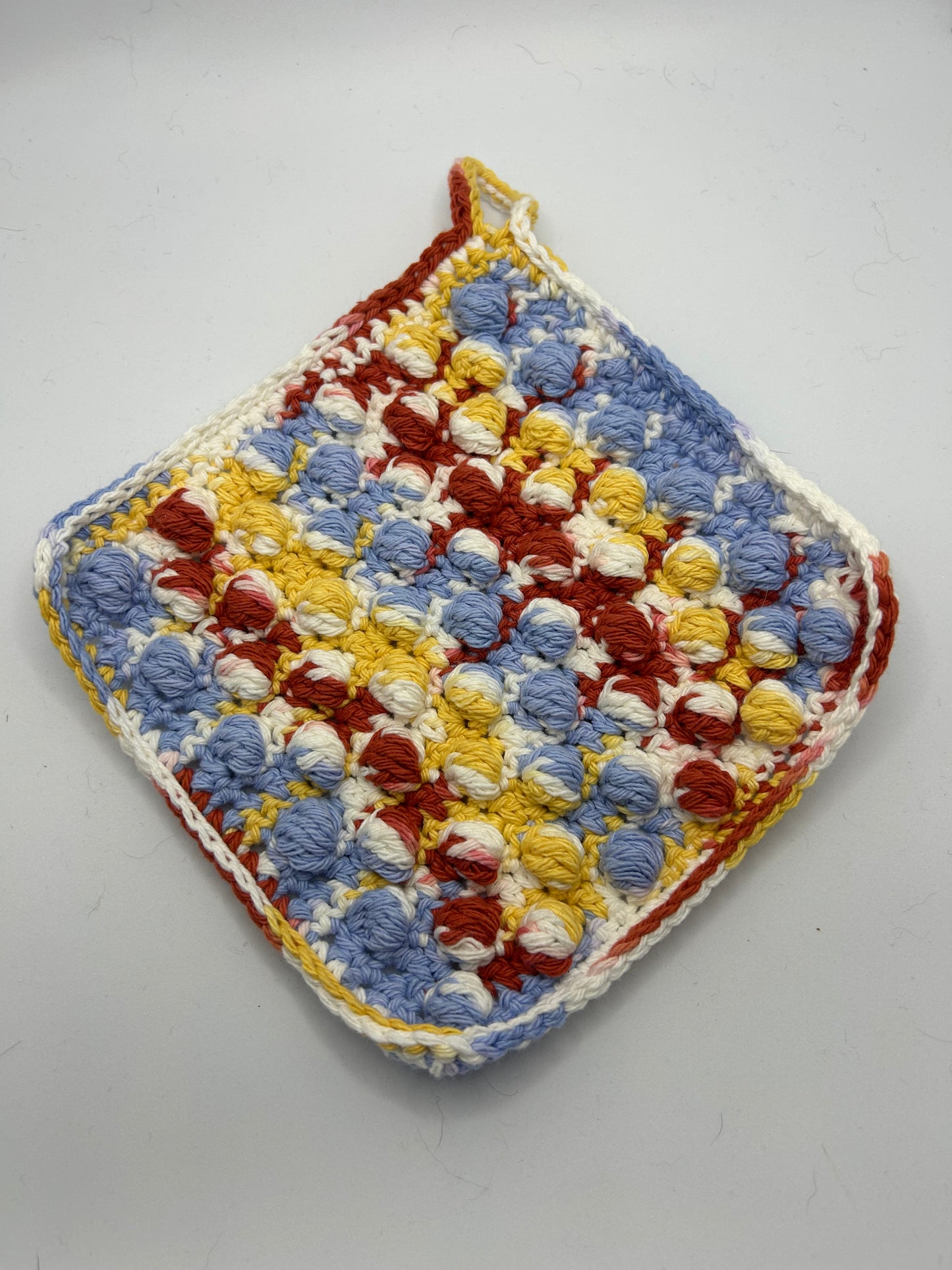 Bobble Stitch Potholder