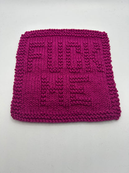 Fuck Me - Dishcloth