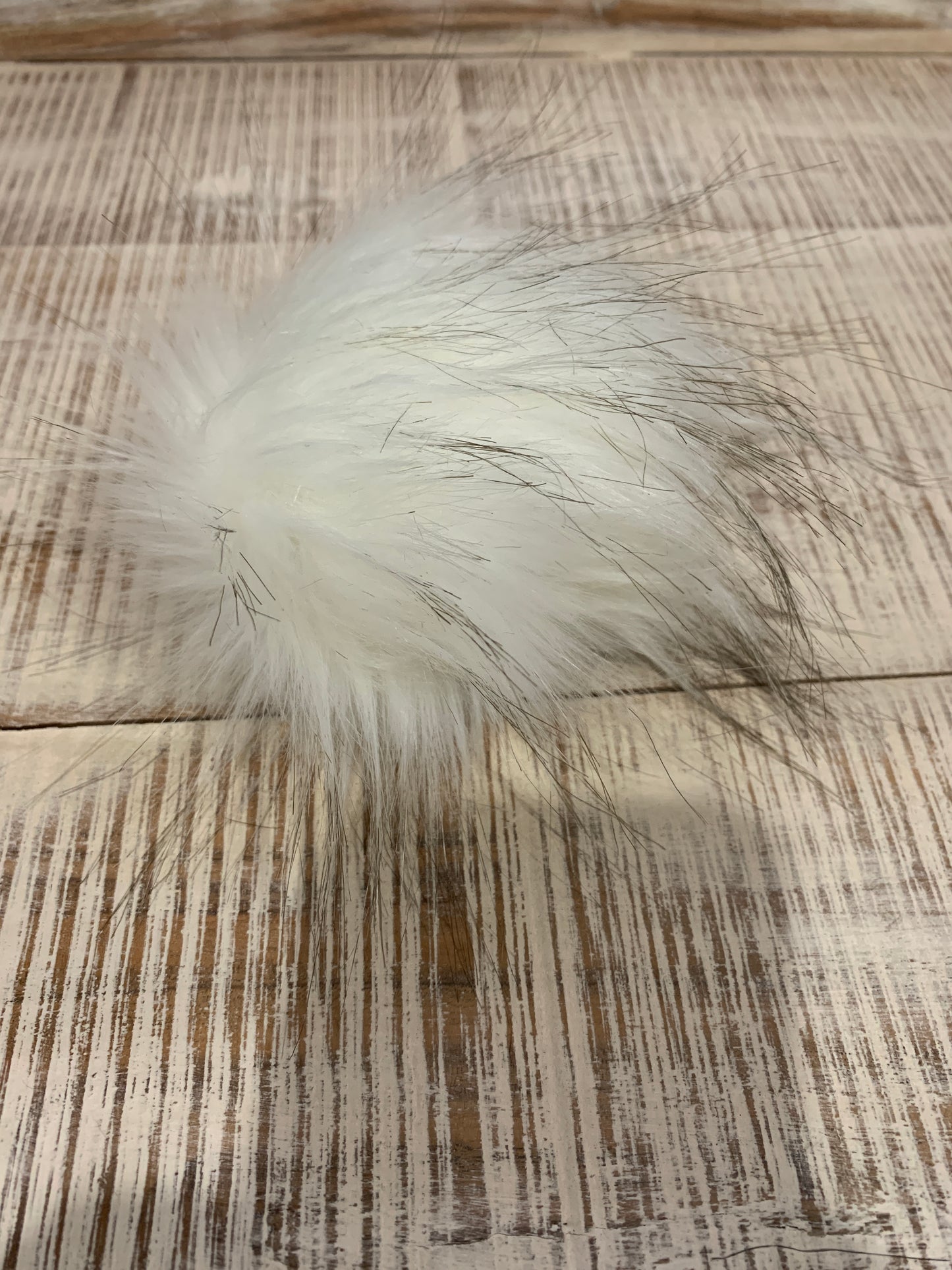Winter Rabbit - Faux Fur Pom Pom