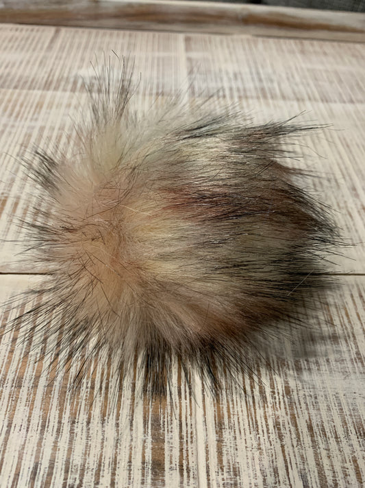 Flamingo - Faux Fur Pom Pom