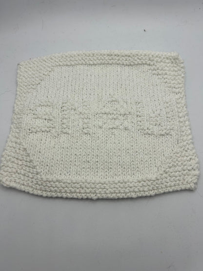 Snow - Dishcloth
