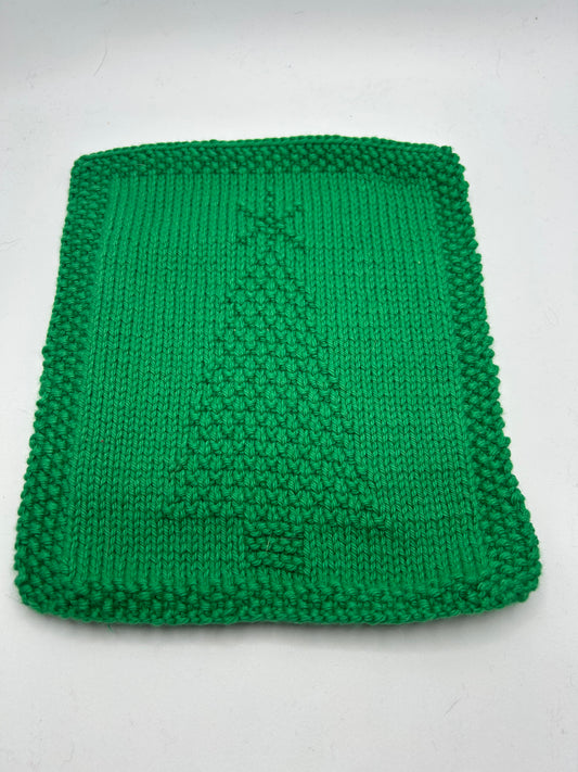 Christmas Tree - Dishcloth